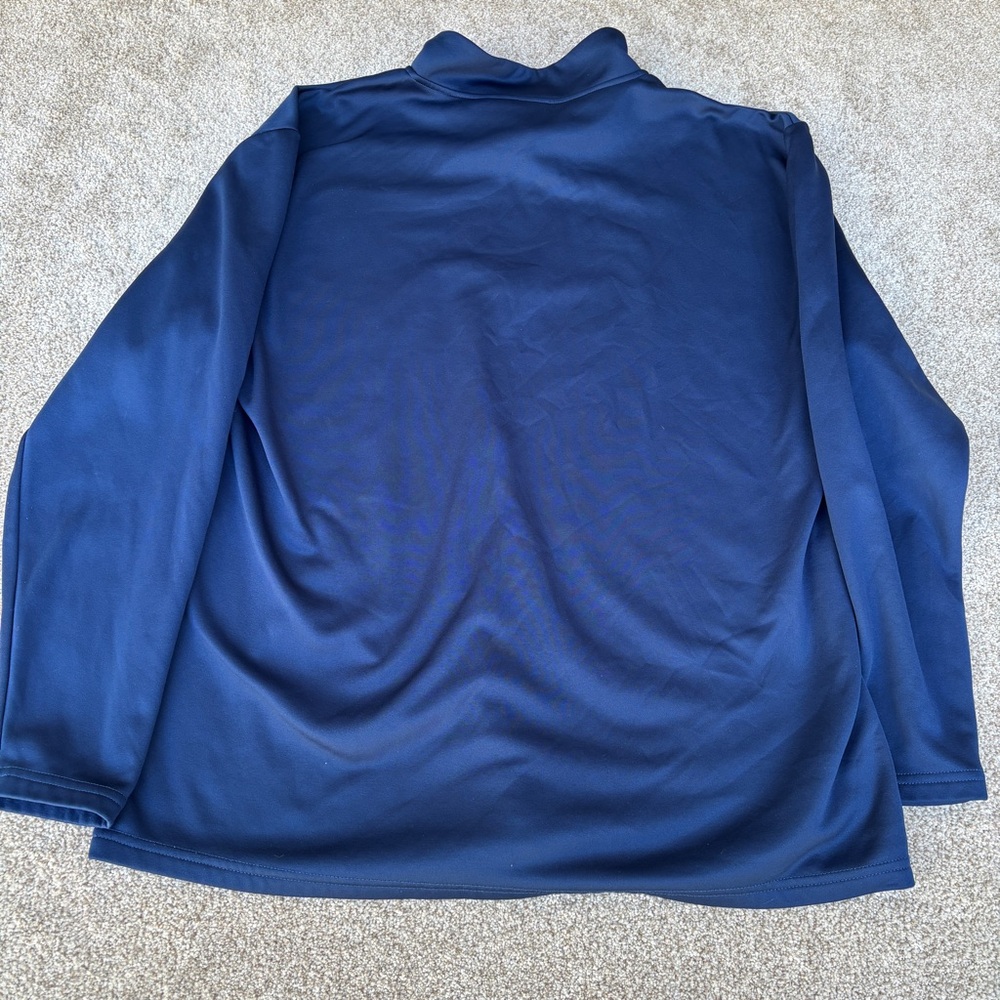 Atlanta Braves MLB Genuine Merchandise Men's XL Blue 1/4 Zip Long Sleeve - Picture 2 of 8